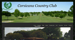 Desktop Screenshot of corsicanacc.com